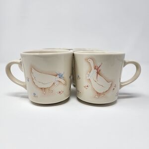 Vintage Corning Duck Mugs Set of 6